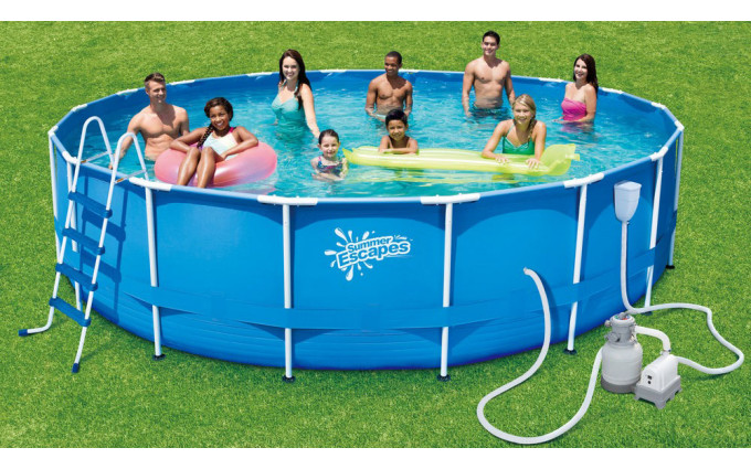 Бассейн каркасный 549х132см Summer Escapes Р20-1852-S Бассейн каркасный 549х132см Summer Escapes Р20-1852-S