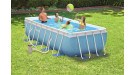 Каркасный бассейн для дома 400х200х100см + фильтр-насос + лестница Intex 28316 Каркасный бассейн для дома 400х200х100см + фильтр-насос + лестница Intex 28316