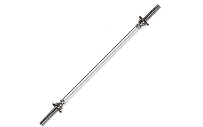 Гриф с гайками для штанги хромированный (d 25, RB-72T) 180см. Гриф с гайками для штанги хромированный (d 25, RB-72T) 180см.