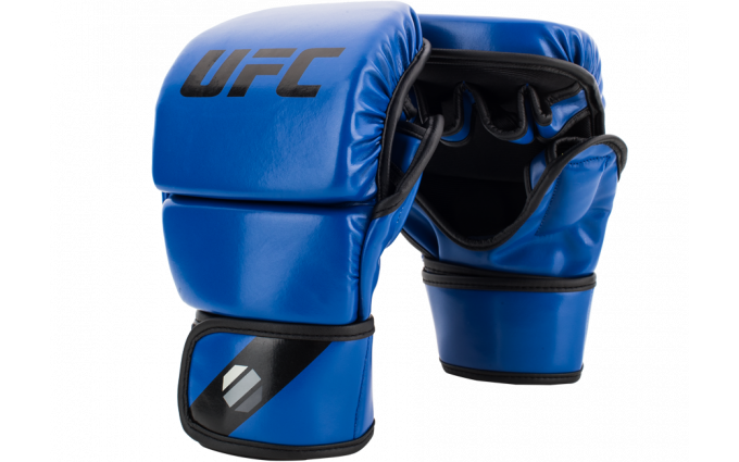 Перчатки MMA для спарринга 8 унций (Синие L/XL) UFC Перчатки MMA для спарринга 8 унций (Синие L/XL) UFC