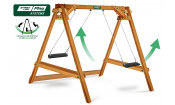 Качели деревянные (высокая) + 2 качели XL Качели деревянные (высокая) + 2 качели XL